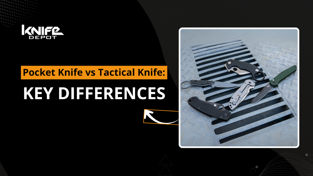 Pocket Knife vs. Tactical Knife: Key Differences