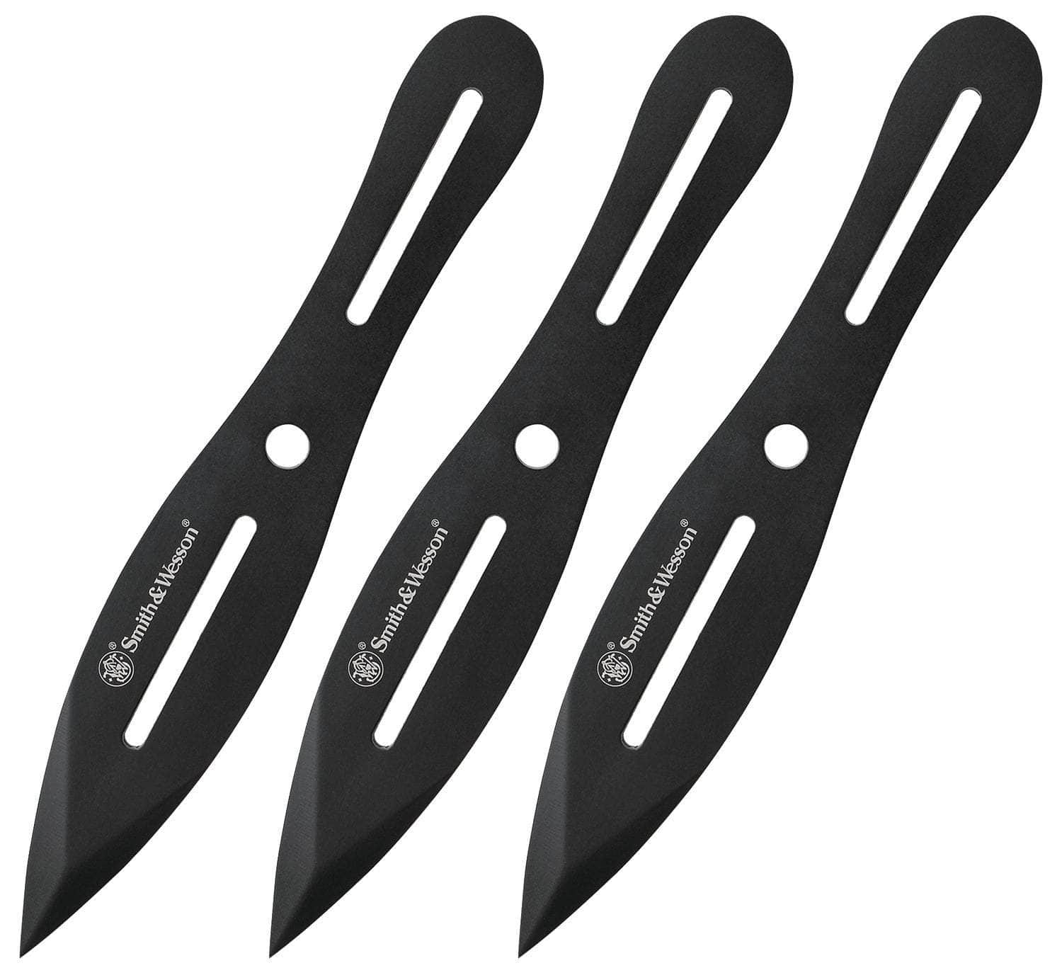 SWK SWTK8BCP 8" THROWING KNIVES 3 PACK BLACK
