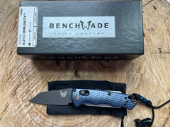 Open Box Benchmade Auto Immunity AXIS Lock Knife Crater Blue