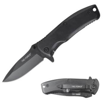 TF-848BK Spring Assisted Knife – 2.75" Black 3Cr13 Folder