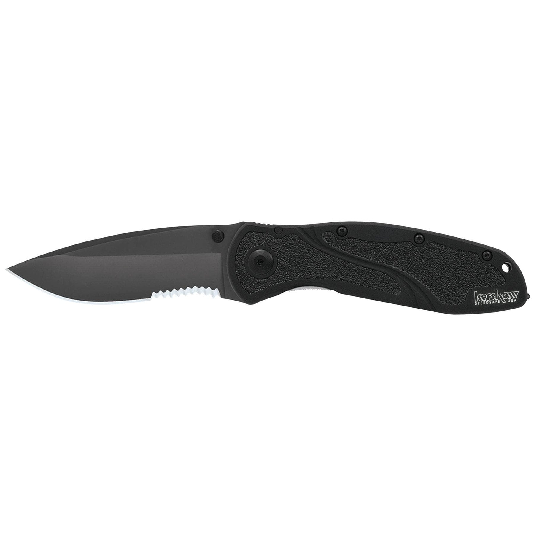 KERSHAW BLUR GLASSBREAKER BLK COMBO 1670GBBLKST