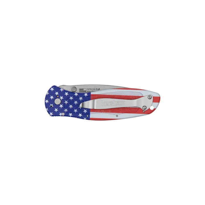 Kershaw Blur USA Flag Assisted Opening Knife – 1670USA