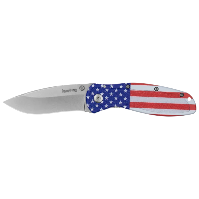 Kershaw Blur USA Flag Assisted Opening Knife – 1670USA