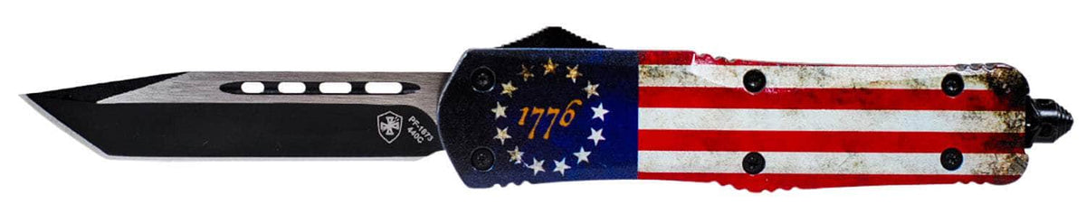 TEMP LBRF231  LRG   BETSY ROSS FLAG TANTO BLK