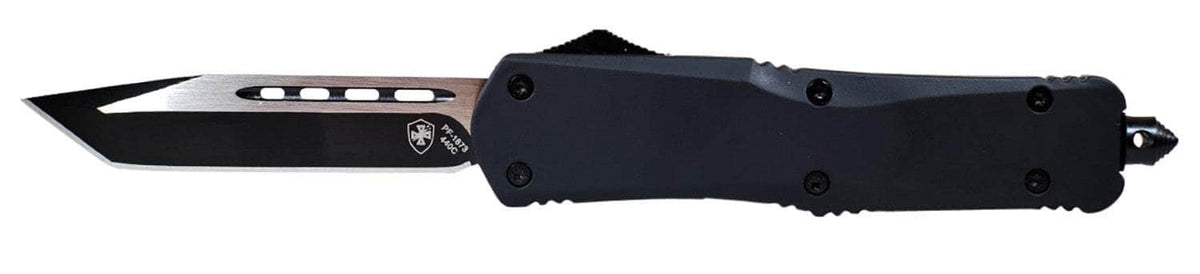 TEMP LBR231   LRG   BLK RUBBER  TANTO 440C BLACK