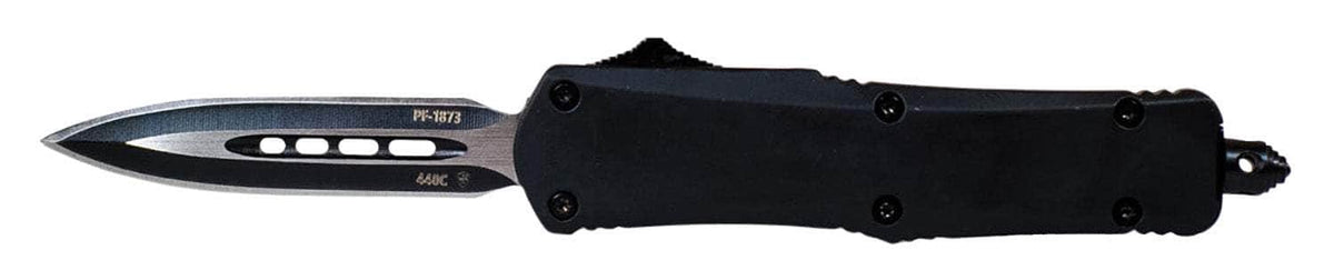 TEMP SBR131   SML   BLK RUBBER DAGGER 440C BLK