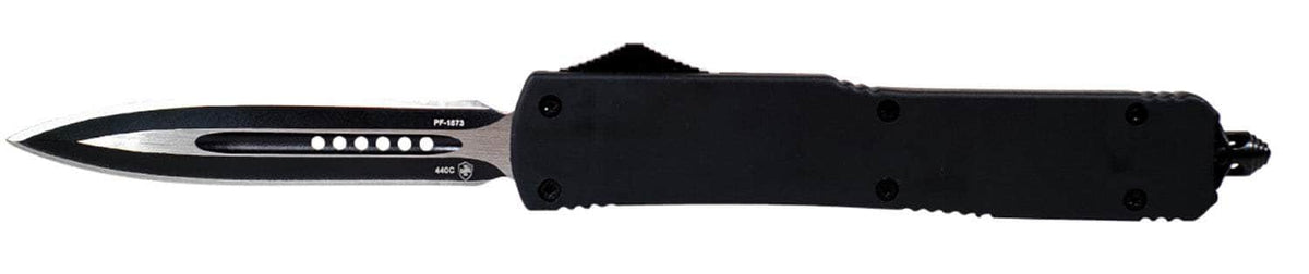 TEMP MBR131   SLIM  BLK RUBBER  DAGGER 440C BLK