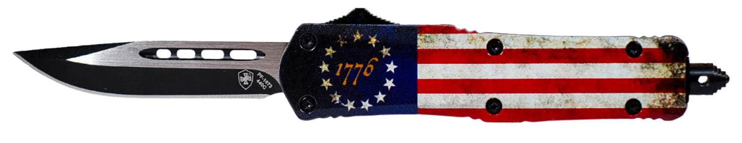 TEMP SBRF331 SML BETSY ROSS FLAG DROP POINT BLK
