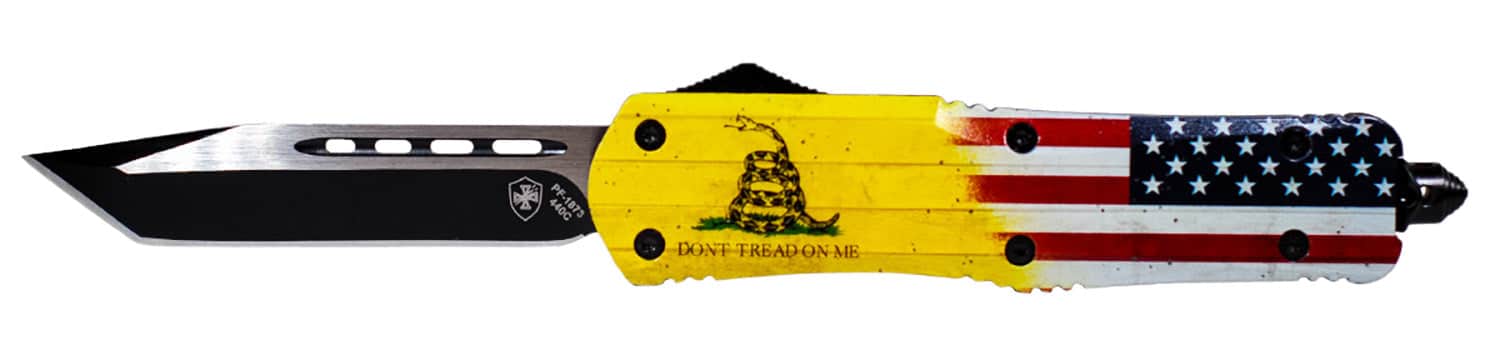 TEMP LDTOM231 LRG DONT TREAD ON ME TANTO BLK