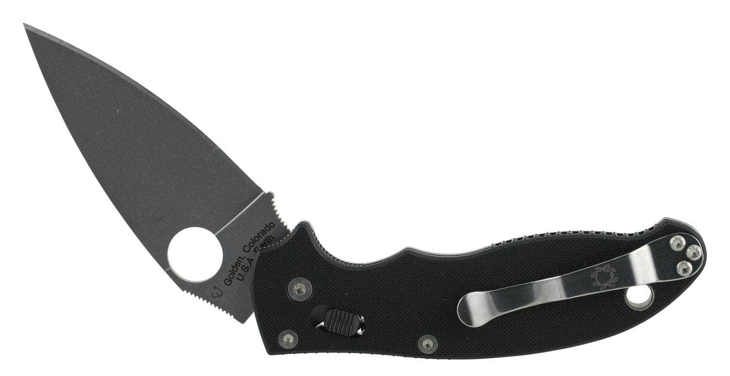 SPY C101GP2 MANIX2 G-10 PLN DP 3.37 BLK