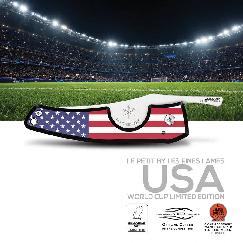 LePetit Cigar Cutter Knife - Flag - USA
