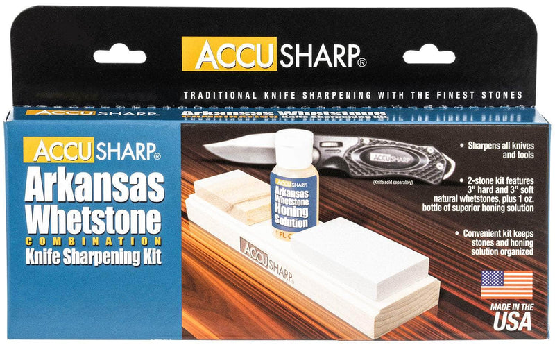 FPI 023C  ACCUSHARP COMBO STONES W/HONING OIL
