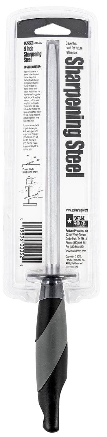 FPI 032C  ACCUSHARP 9IN BUTCHER STEEL SHARPENER