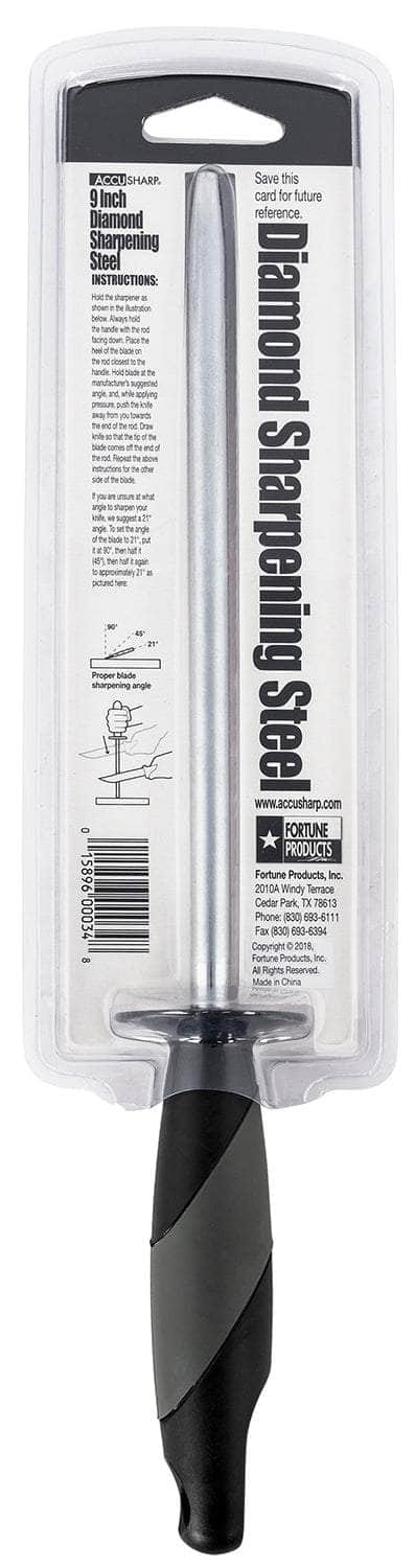 FPI 034C  ACCUSHARP 9IN DIAMOND BUTCHER STL SHRPNR