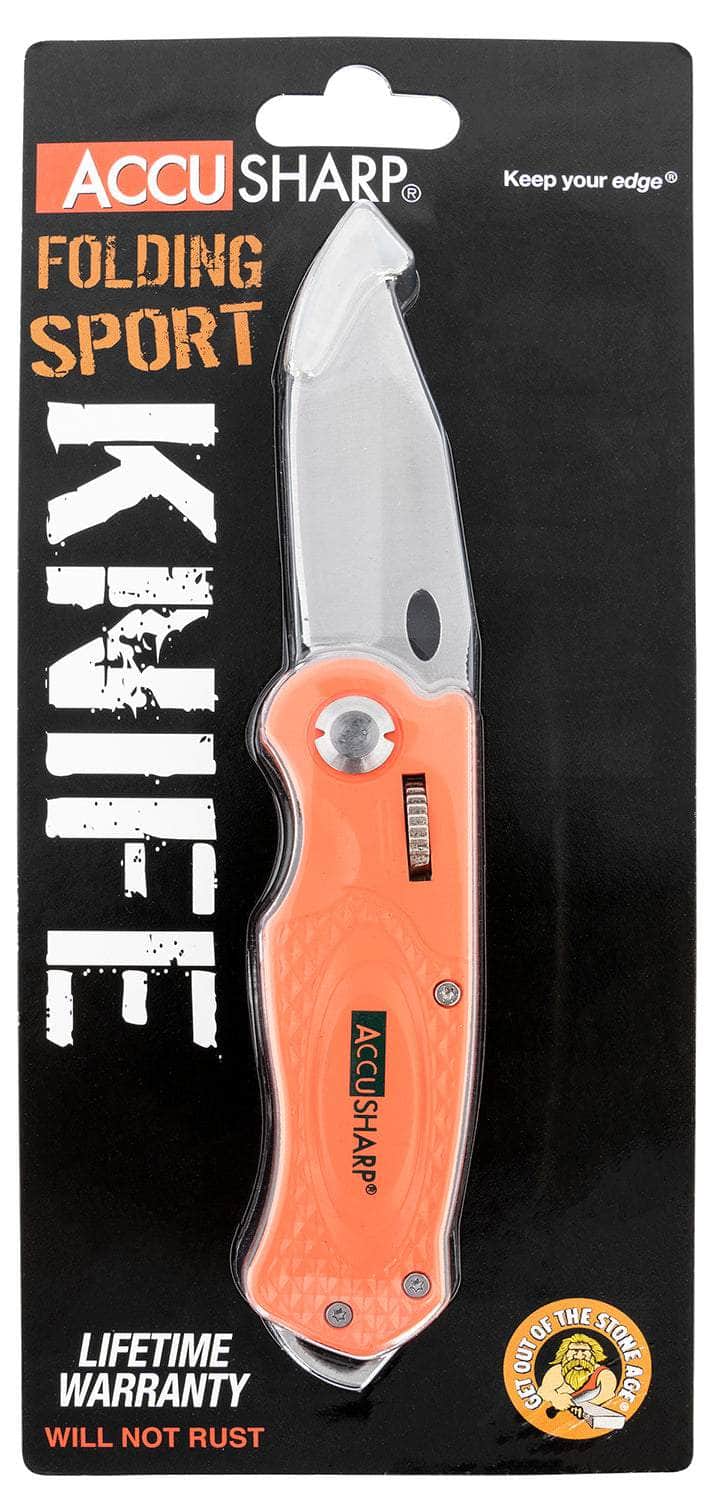 FPI 709C ACCUSHARP FOLDING SPORT KNIFE BLZ ORG