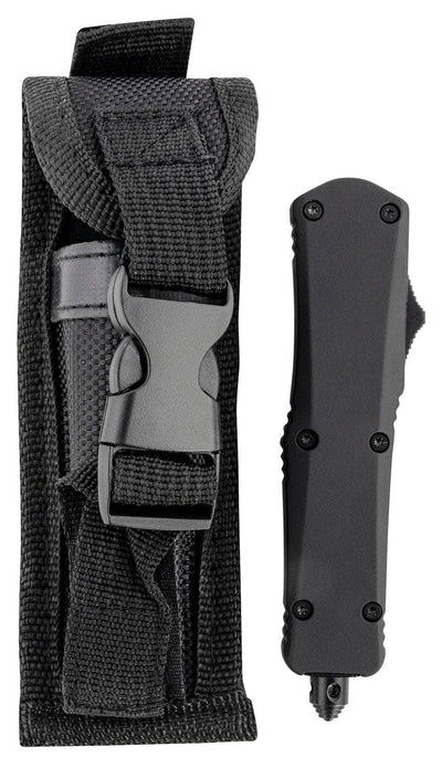 TEMP SBR131   SML   BLK RUBBER DAGGER 440C BLK