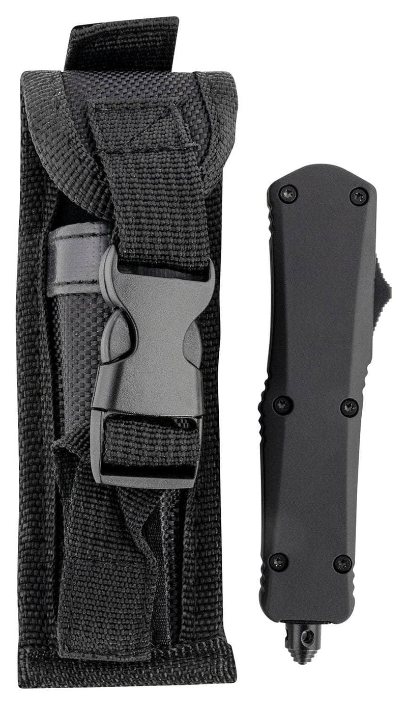 TEMP SBR131   SML   BLK RUBBER DAGGER 440C BLK