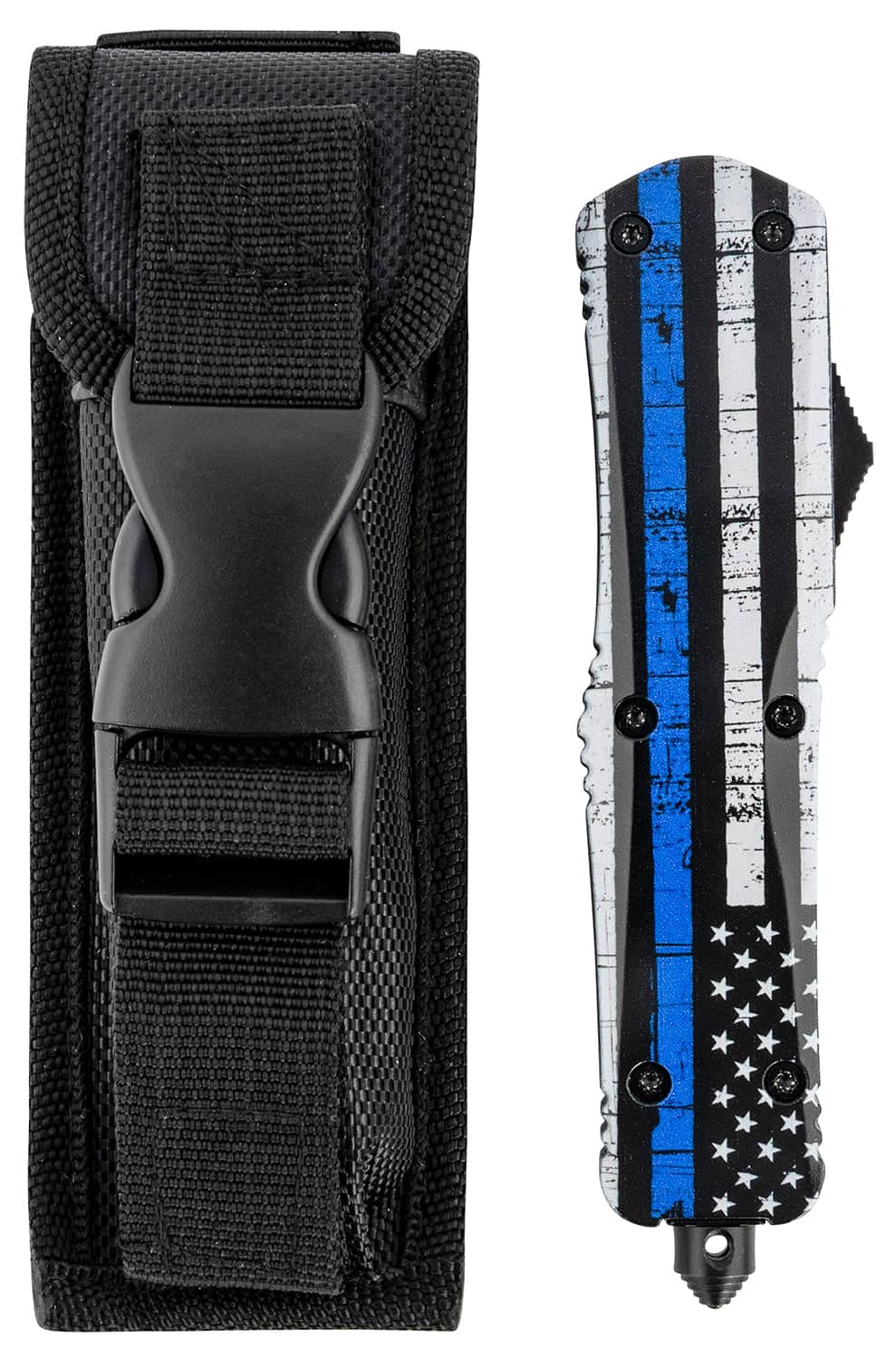 TEMP LBTB231   LRG  BACK THE BLUE BLK TANTO