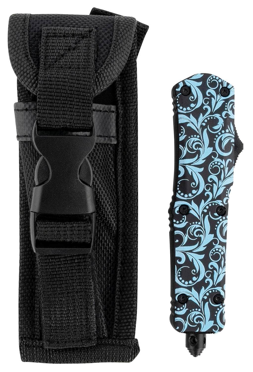 TEMP SMDT131  SML   MAIDEN TEAL DAGGER 440C BLK