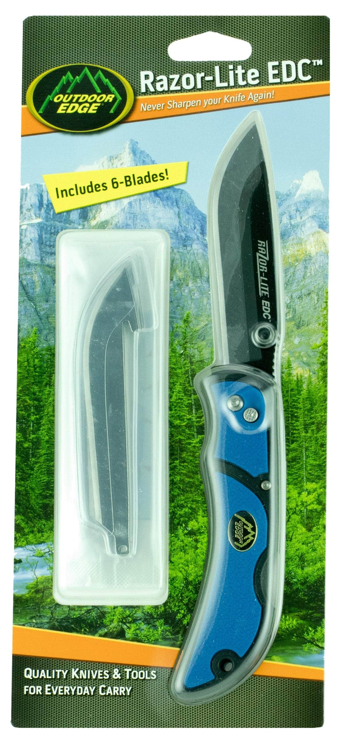 OUTDOOR EDGE RLU40C    RAZR LITE EDC  BLU