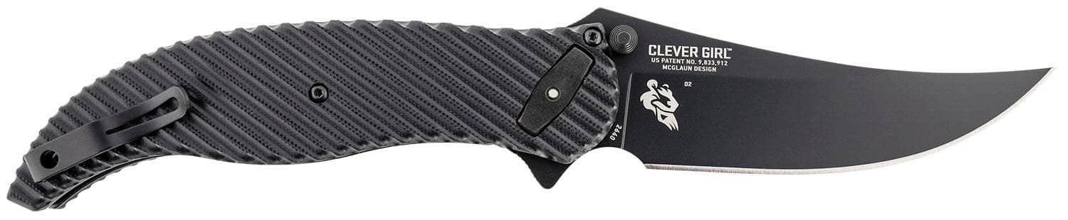 CRKT 2640     CLEVER GIRL FLDER 4.1  PLAIN     BLK