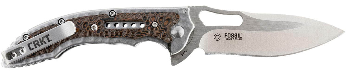 CRKT 5460     FOSSIL COMPACT    3.41 DROP    MULTI