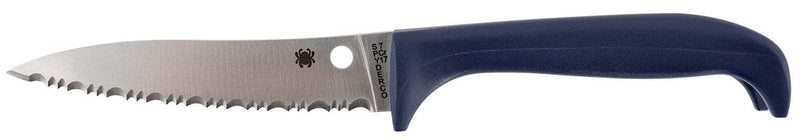 Spyderco Counter Puppy K20SPR purple serrated kitchen knife