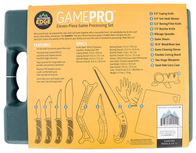 OUTDOOR EDGE GP11      GAME PROCESSR GAME PRO 11PC