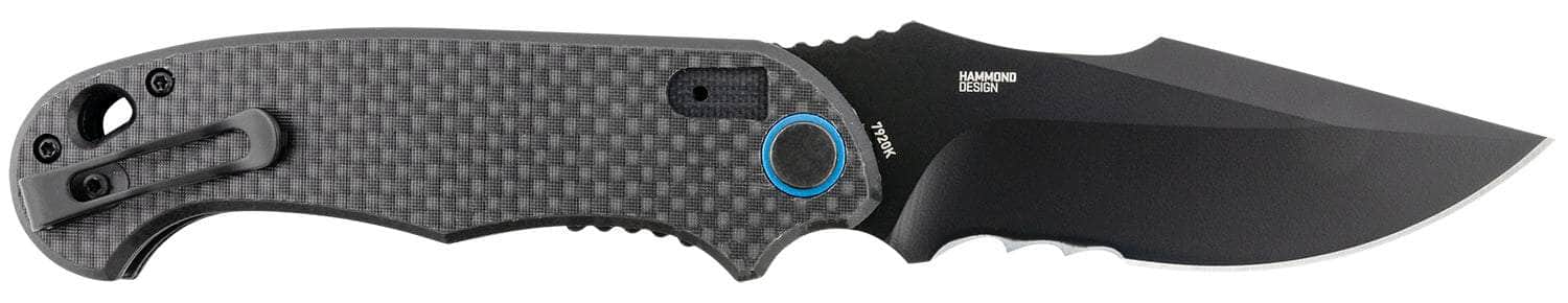 CRKT 7920K    P.S.D.            3.63 VEFF SERR BLK