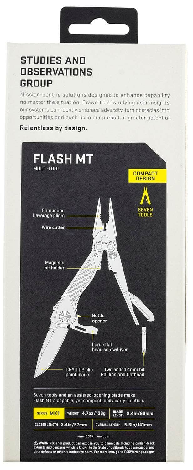 SOG 29-55-01-41  FLASH MT SILVER/BLK