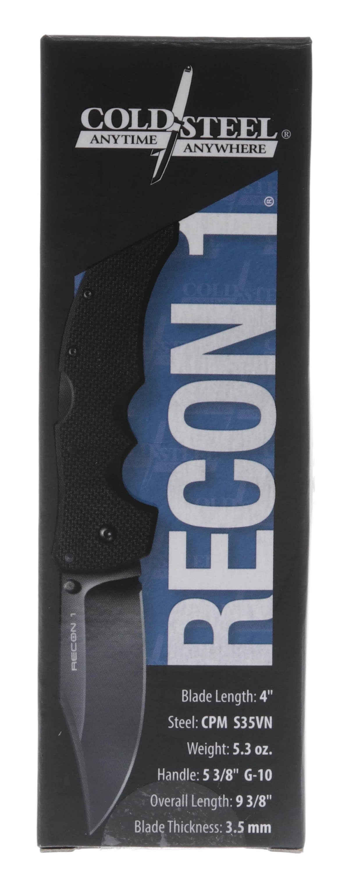 COLD  27BC    RECON 1 CLIP POINT PLN EDGE 4"