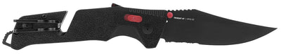 SOG 11-12-02-41  TRIDENT AT BLK/RED SERRATED