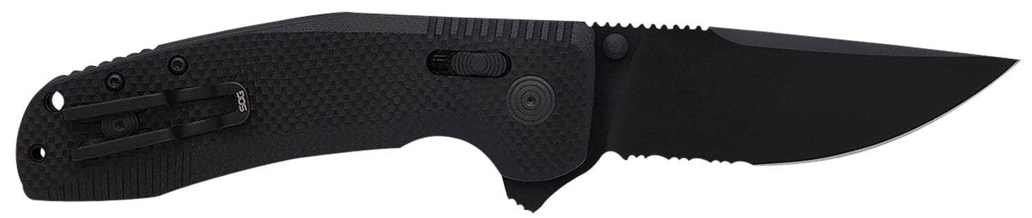 SOG 12-38-03-41  SOG-TAC XR BLACKOUT SERRATED