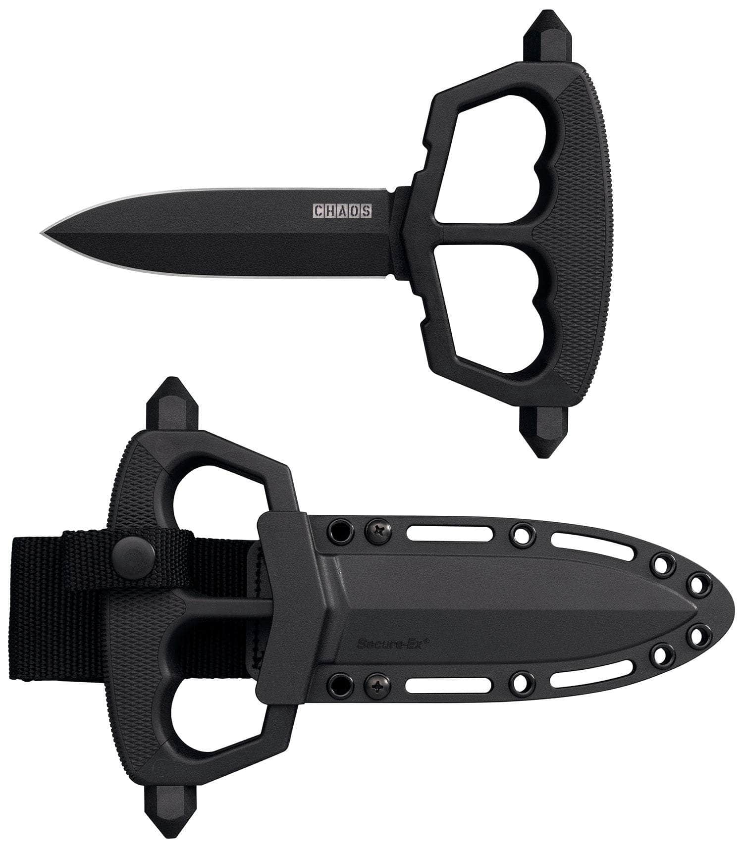 COLD  80NT3  CHAOS PUSH KNIFE 5" FIXED
