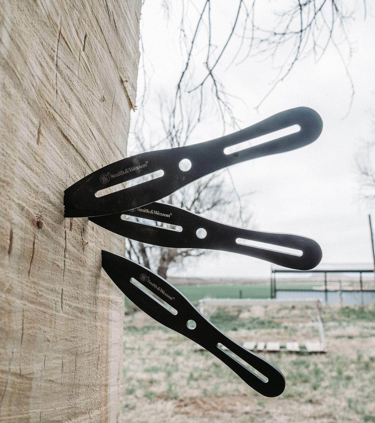 SWK SWTK8BCP 8" THROWING KNIVES 3 PACK BLACK