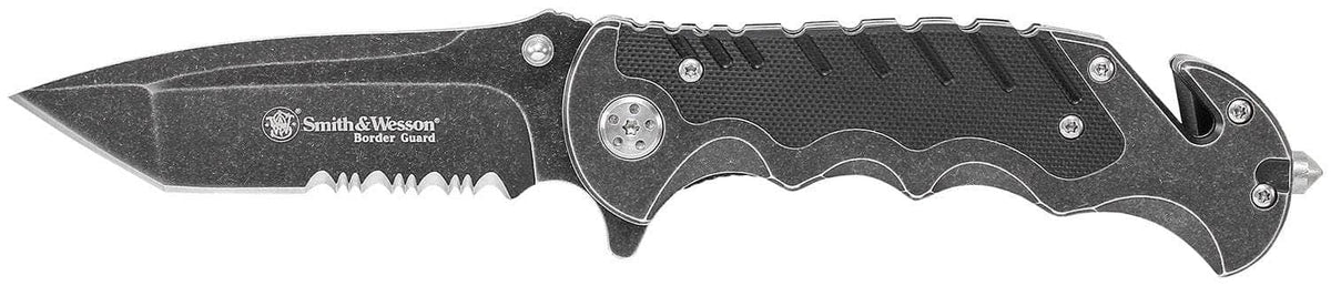 SWK SWBG10SCP   BORDER GUARD SERRATED STONEWASH