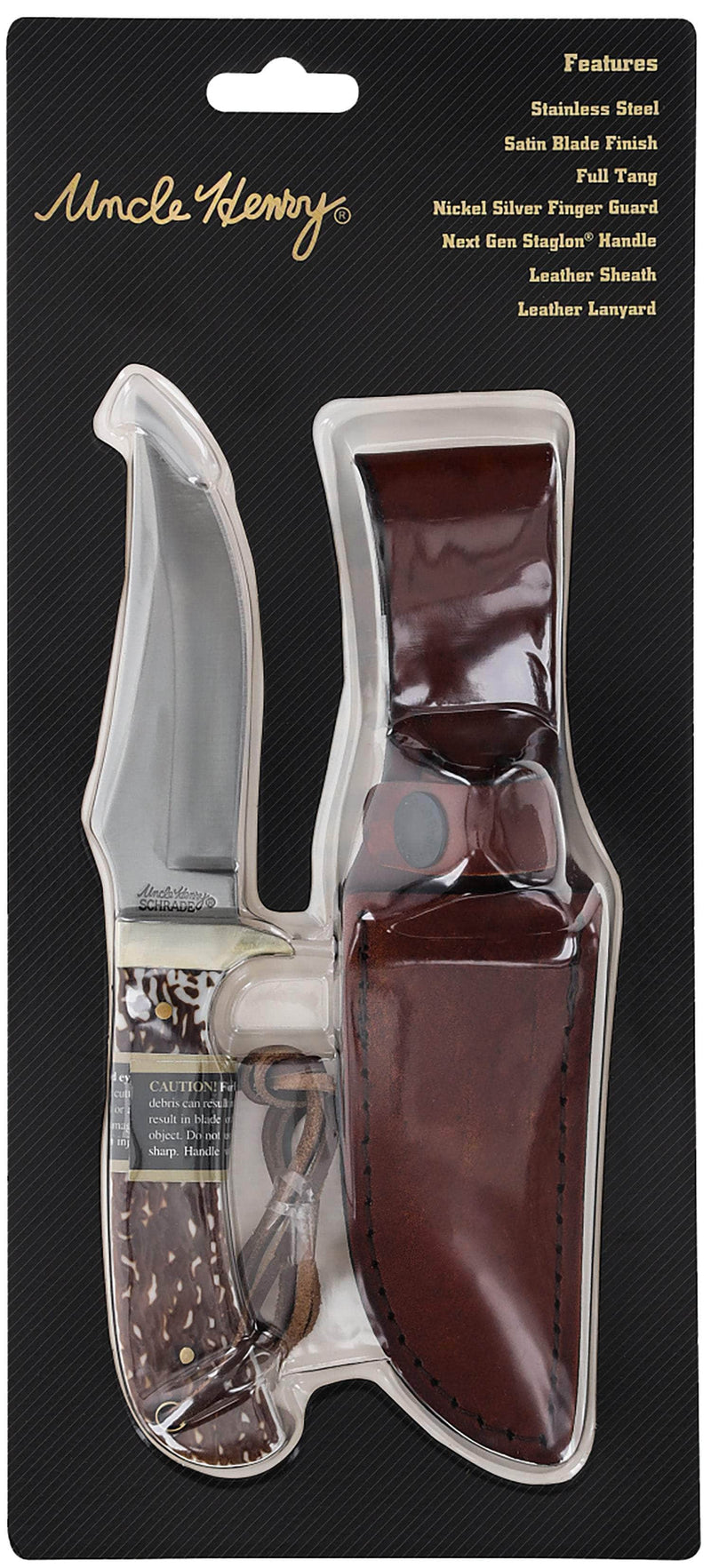 UNH 1100035     STAGLON 4" FB W/LEATHER