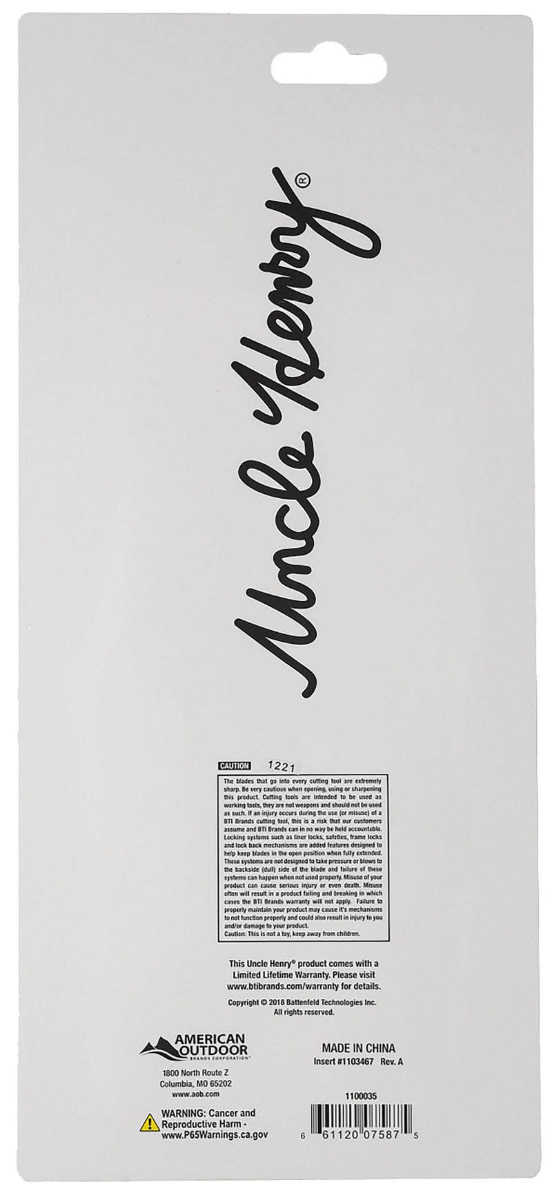 UNH 1100035     STAGLON 4" FB W/LEATHER