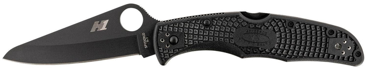 Spyderco Pacific Salt 2 C91PBBK2S – Black H-1 Plain Edge Knife