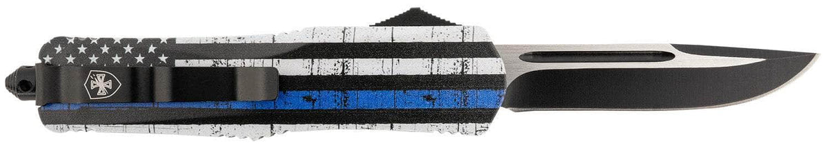TEMP LBTB331   LRG  BACK THE BLUE BLK DROP PT