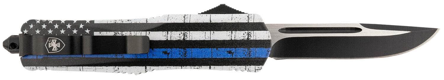 TEMP LBTB331   LRG  BACK THE BLUE BLK DROP PT