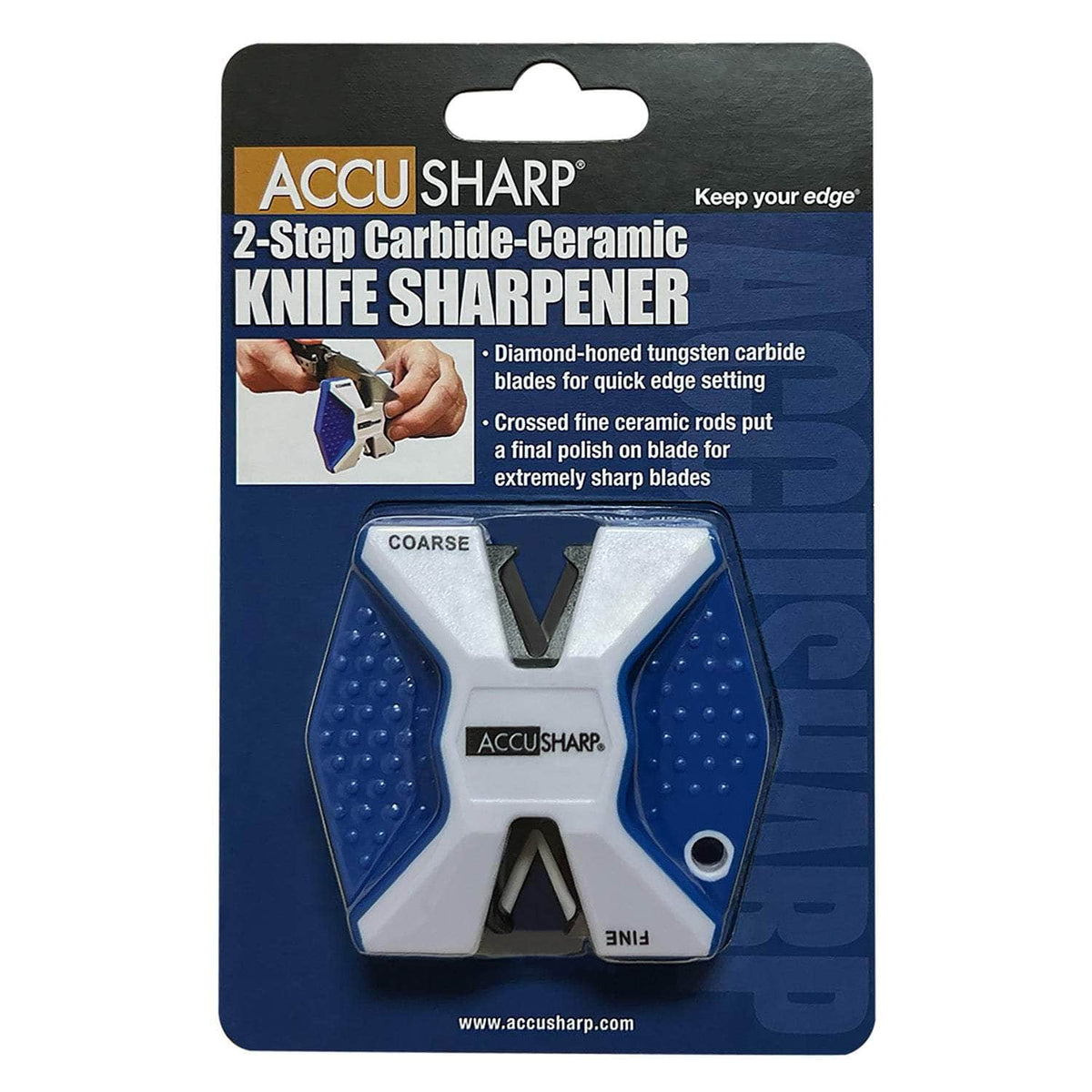 FPI 342C  ACCUSHARP CARBIDE CERAMIC 2STEP     BLUE