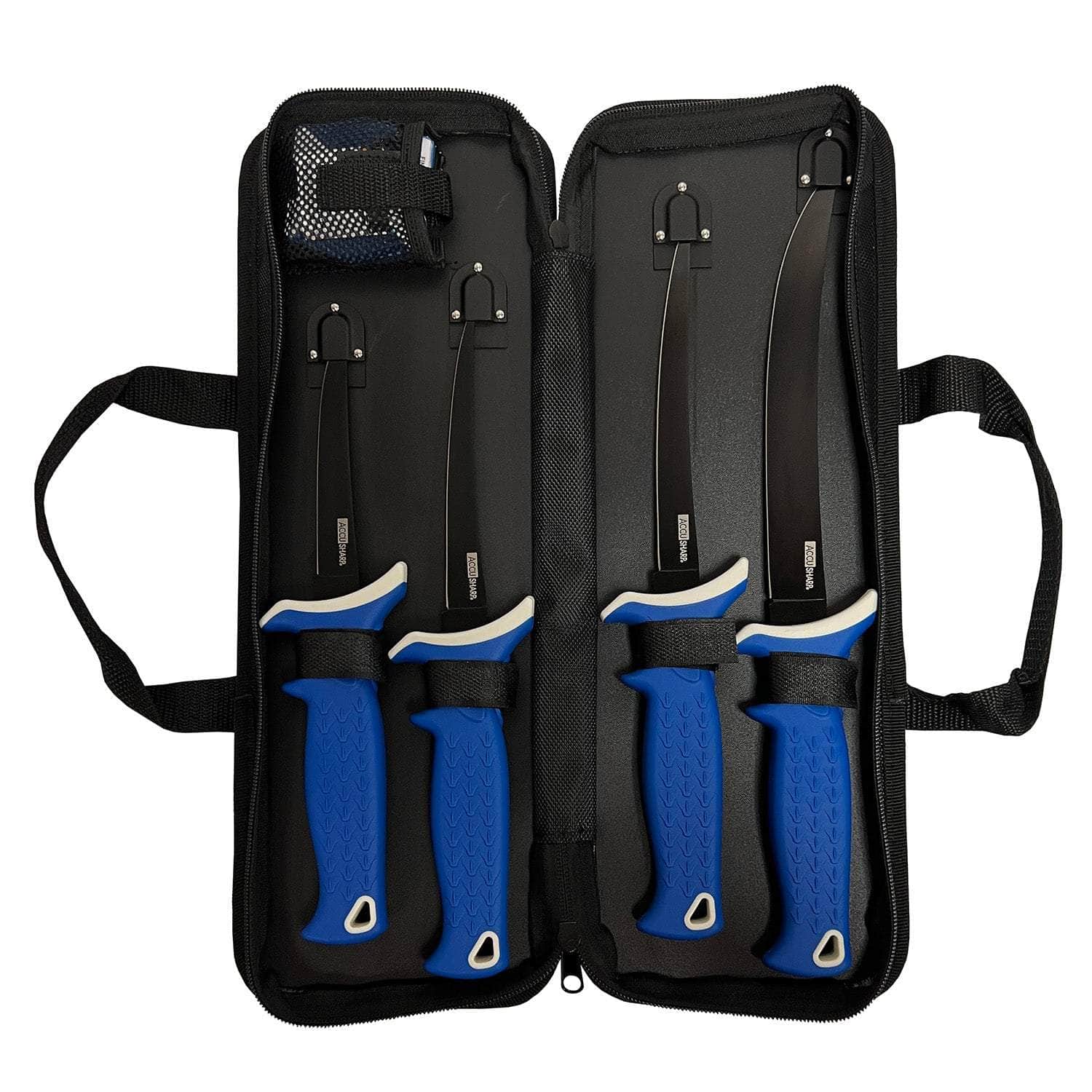 FPI 737C  ACCUSHARP 6PC FILLET KNIFE KIT W/SHRPN