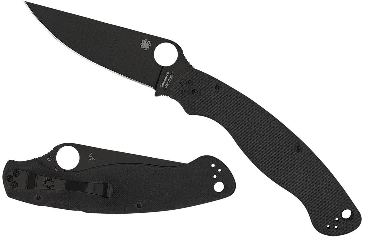 SPY C36GPBK2       MILITARY 2 BLACK G-10 REVEAL 13