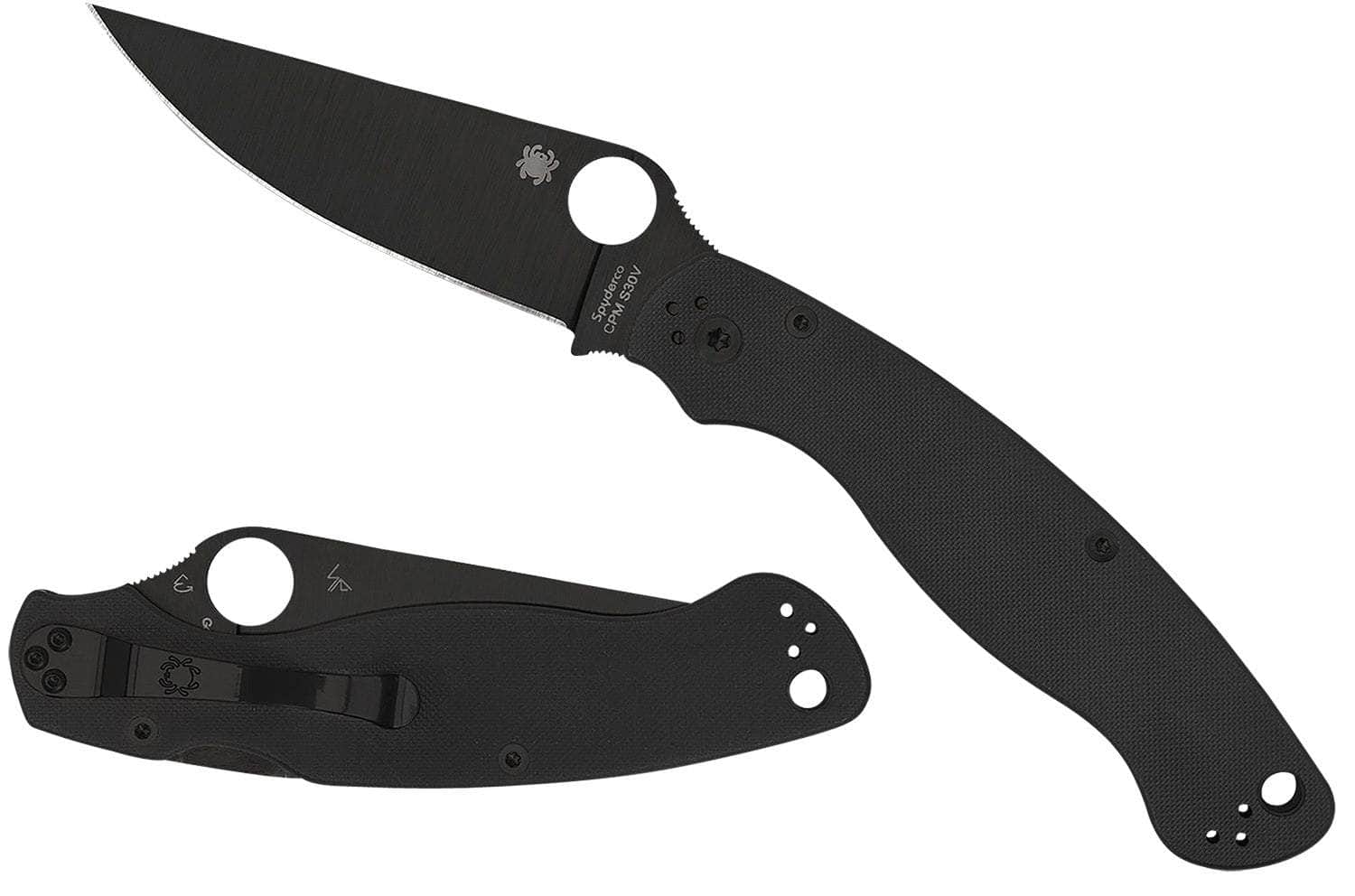 SPY C36GPBK2 MILITARY 2 BLACK G-10 REVEAL 13
