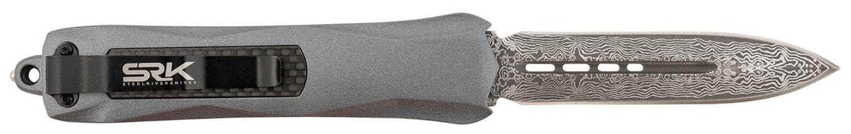 SRK A163-G-DD  DAGGER OTF GRY GRP DAMASCUS