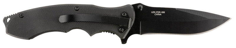 CAMP UZKFDR006    UZI RESPONDER VI KNIFE BLK