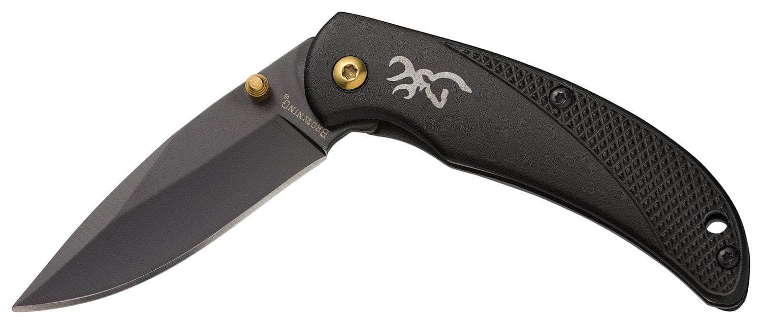 BRN 3220340    KNIFE  PRISM 3  2 3/8  DRPPNT  BLK