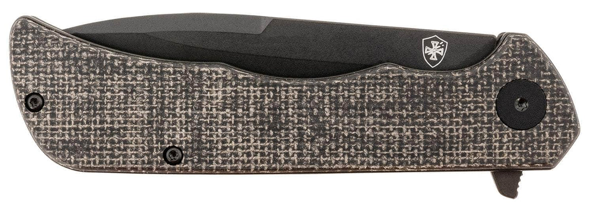 TEMP PFMBK321 PALADIN LOCK FOLDER MICARTA DROP BLK