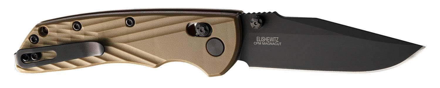 HOG 24377 DEKA 3.25 FOLDER CLIP POINT FDE/BLK